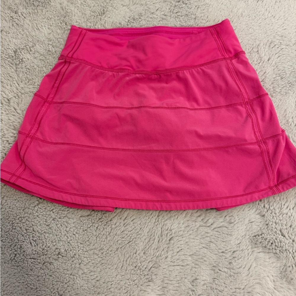 Lululemon Pink Pace Rival Skirt